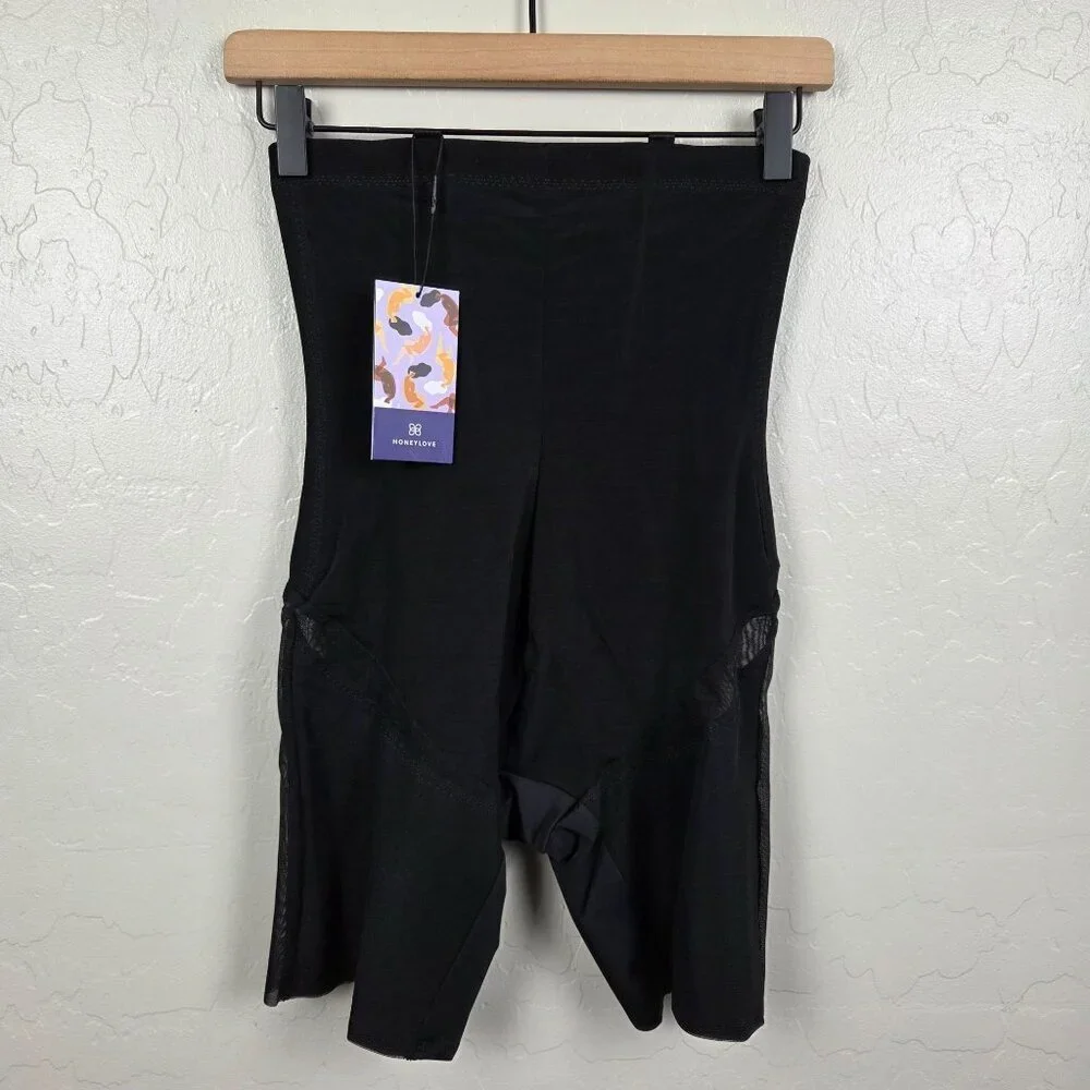 Honeylove SuperPower Sculpt Short Shapewear Vamp Black Size Women's Small NEW